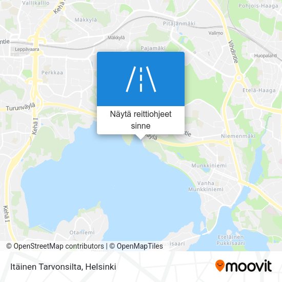 Itäinen Tarvonsilta kartta