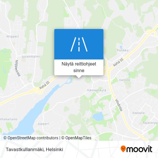 Tavastkullanmäki kartta