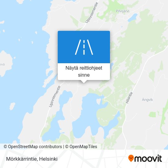 Mörkkärrintie kartta