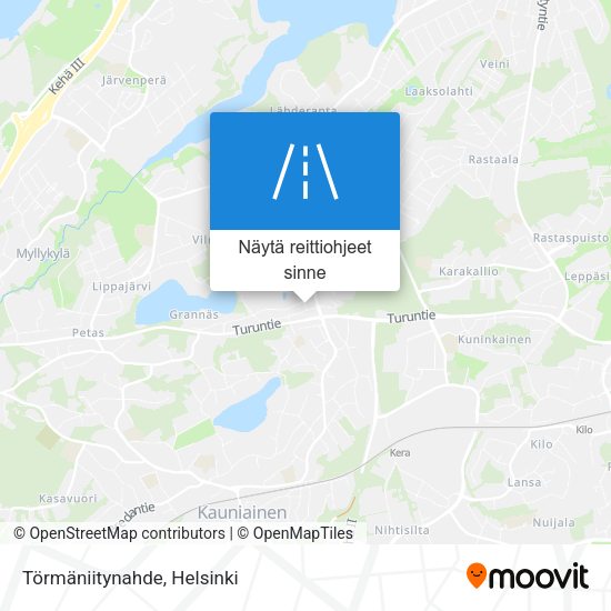 Törmäniitynahde kartta
