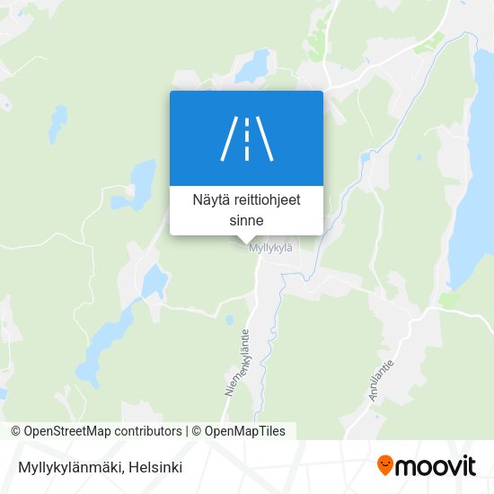 Myllykylänmäki kartta