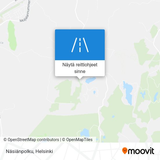 Näsiänpolku kartta