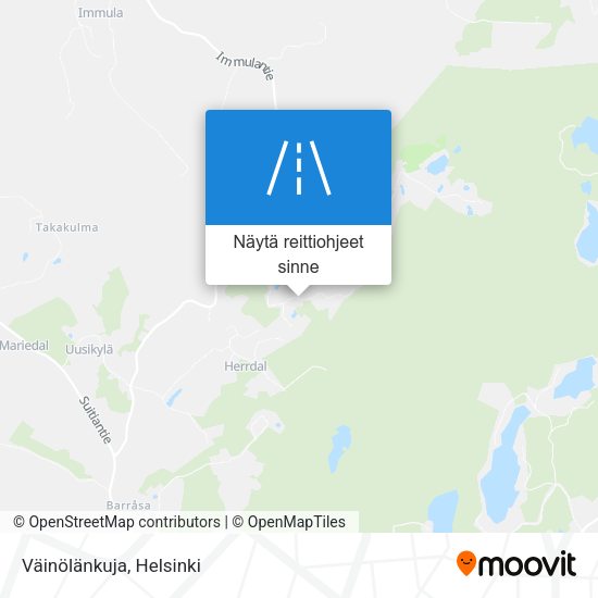 Väinölänkuja kartta
