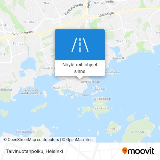 Talvinuotanpolku kartta
