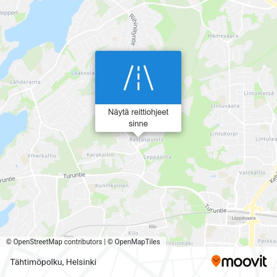 Tähtimöpolku kartta