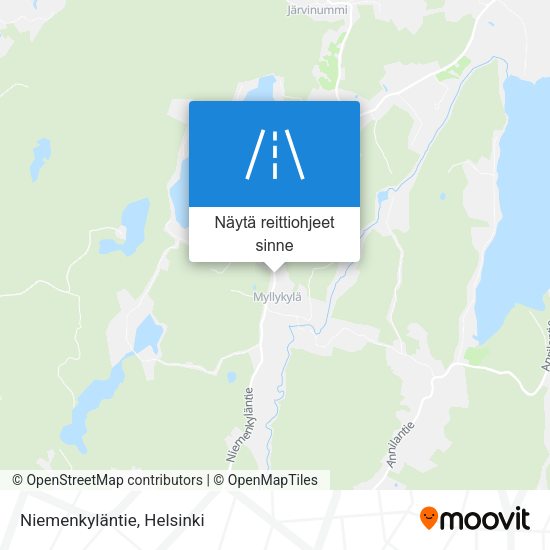 Niemenkyläntie kartta
