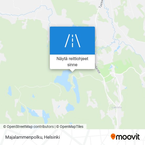 Majalammenpolku kartta