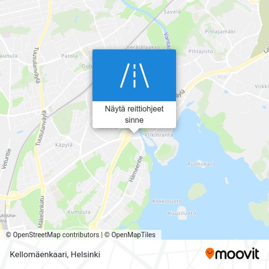 Kellomäenkaari kartta