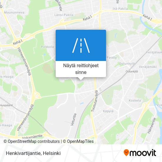 Henkivartijantie kartta