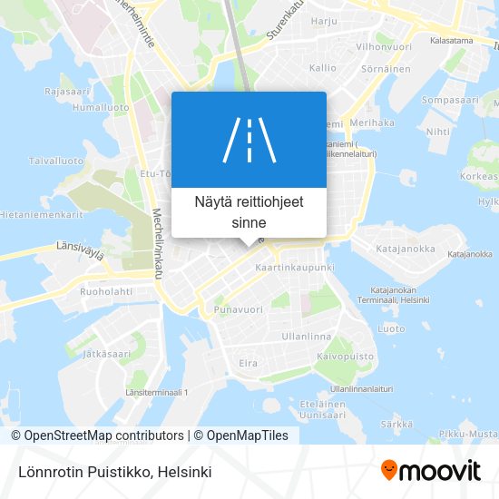 Lönnrotin Puistikko kartta