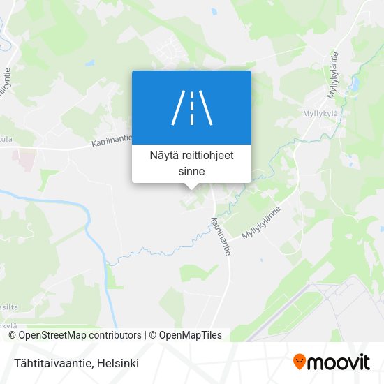 Tähtitaivaantie kartta