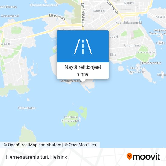 Hernesaarenlaituri kartta