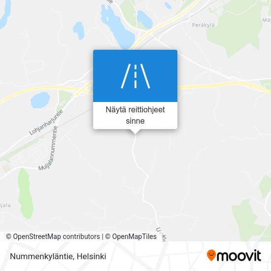 Nummenkyläntie kartta