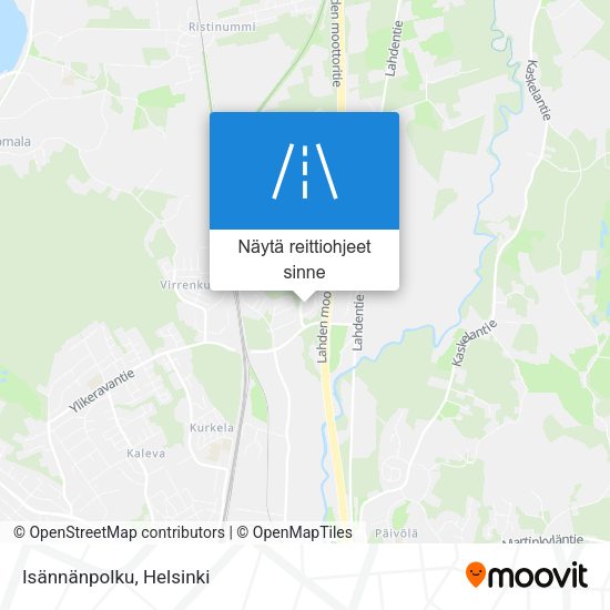 Isännänpolku kartta