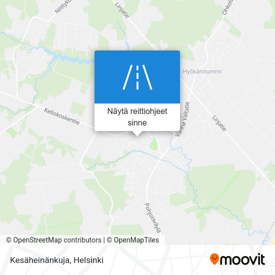 Kesäheinänkuja kartta