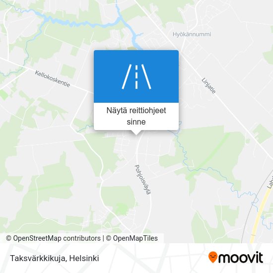Taksvärkkikuja kartta