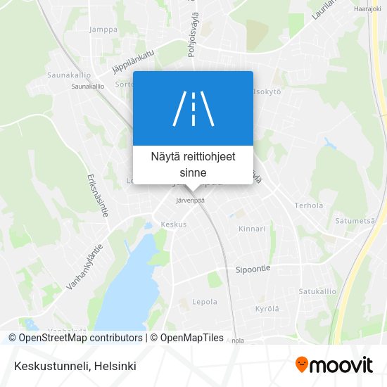 Keskustunneli kartta