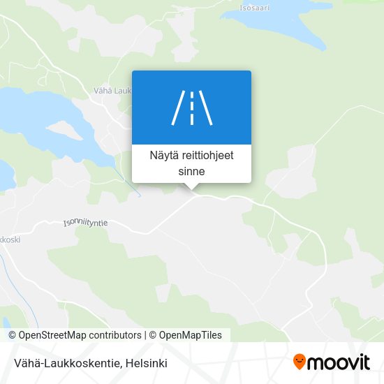 Vähä-Laukkoskentie kartta