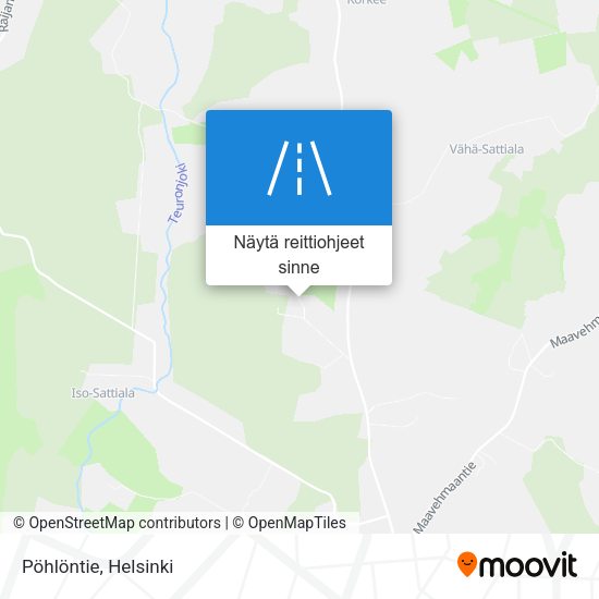 Pöhlöntie kartta