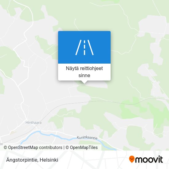 Ängstorpintie kartta