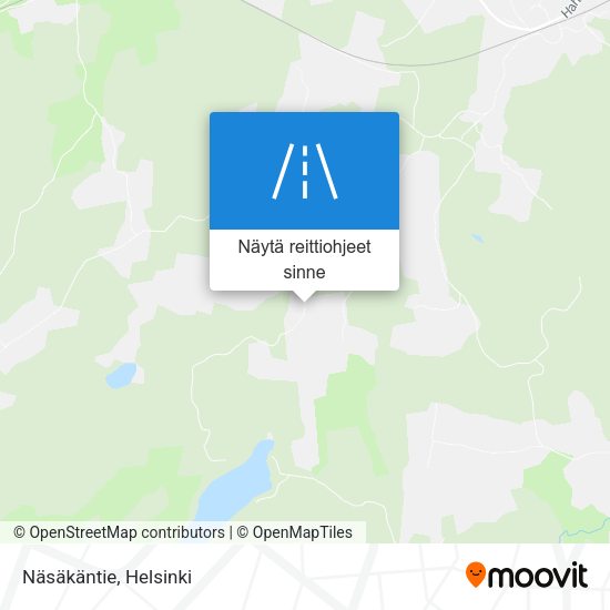 Näsäkäntie kartta