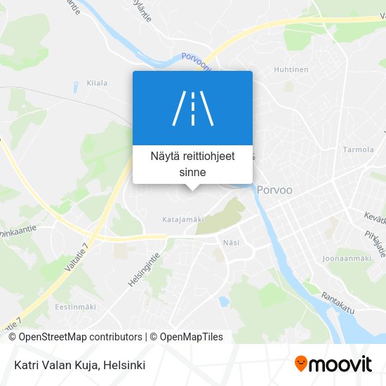 Katri Valan Kuja kartta