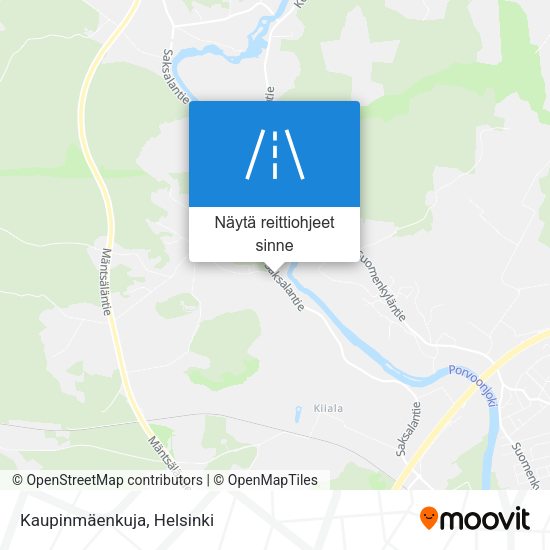 Kaupinmäenkuja kartta