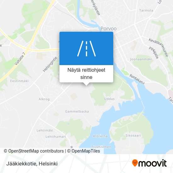 Jääkiekkotie kartta