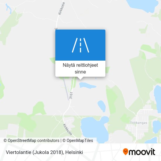 Viertolantie (Jukola 2018) kartta