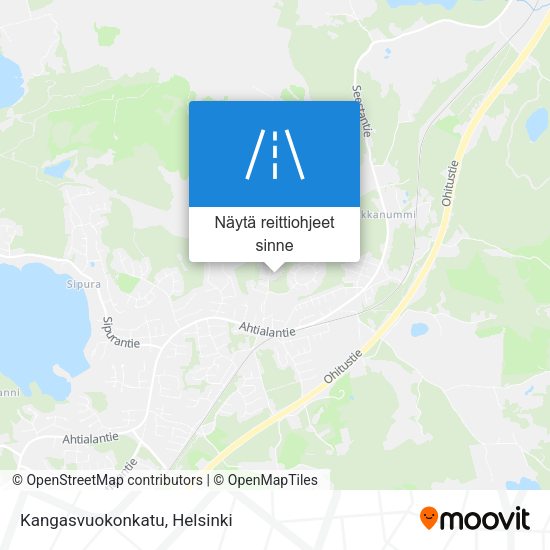 Kangasvuokonkatu kartta