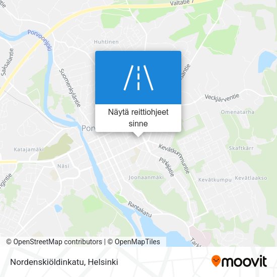Nordenskiöldinkatu kartta