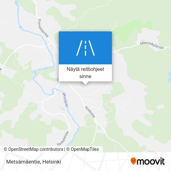 Metsämäentie kartta