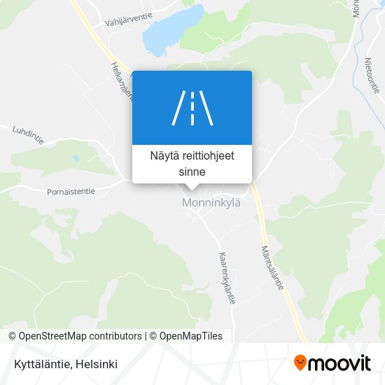 Kyttäläntie kartta