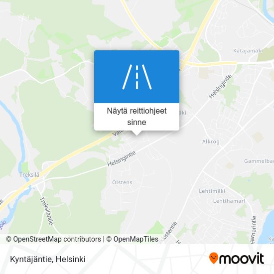 Kyntäjäntie kartta