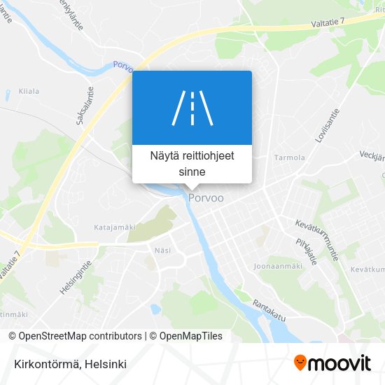 Kirkontörmä kartta