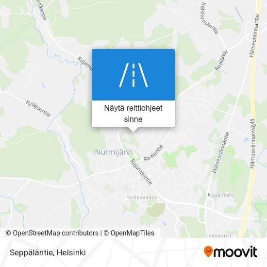 Seppäläntie kartta