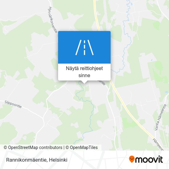 Rannikonmäentie kartta