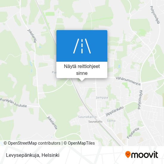 Levysepänkuja kartta