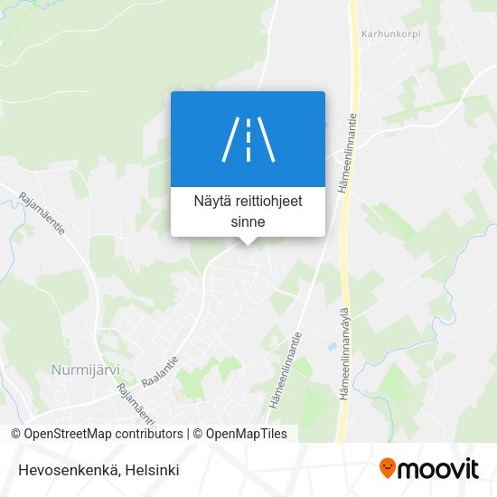 Hevosenkenkä kartta