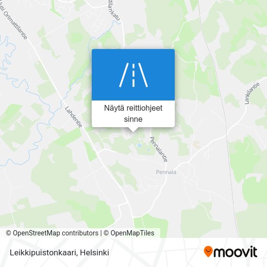 Leikkipuistonkaari kartta