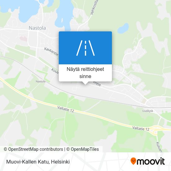 Muovi-Kallen Katu kartta