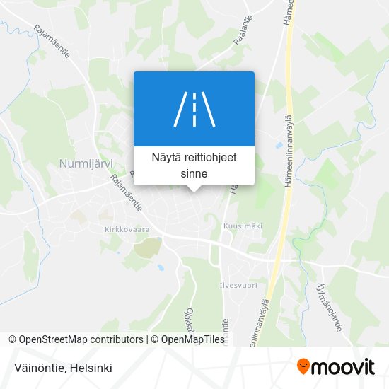 Väinöntie kartta