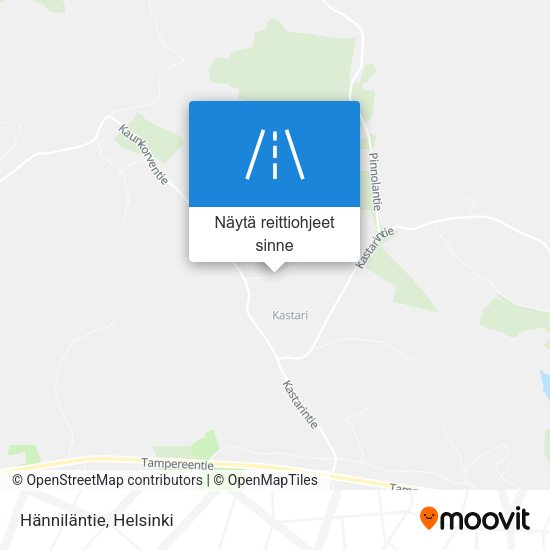 Hänniläntie kartta