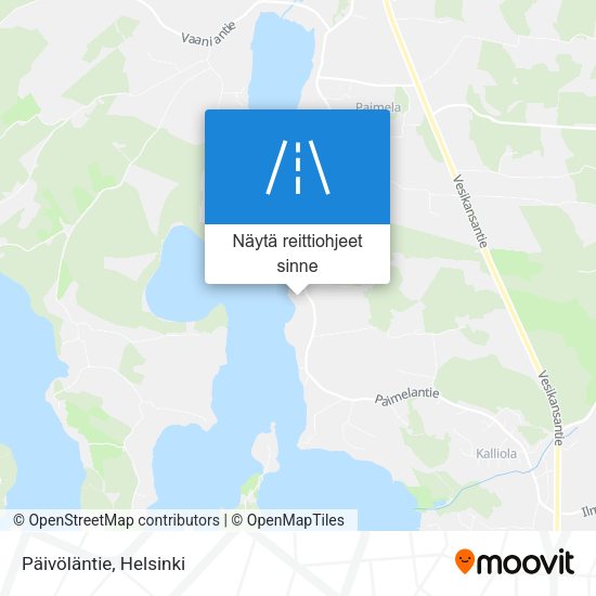 Päivöläntie kartta