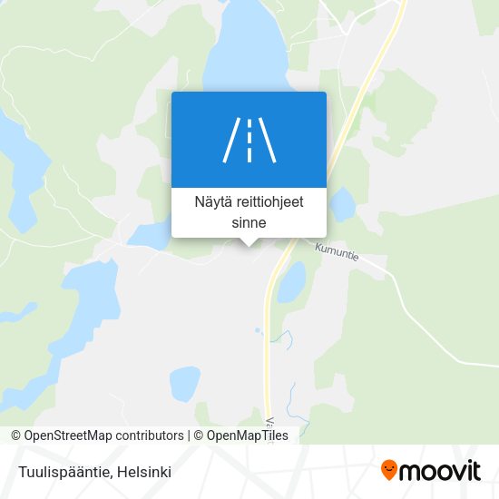 Tuulispääntie kartta