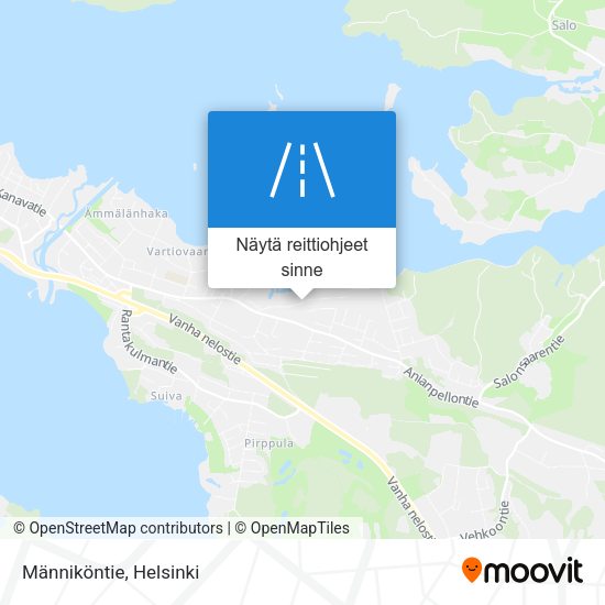 Männiköntie kartta