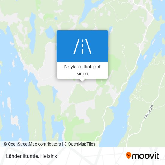 Lähdeniituntie kartta