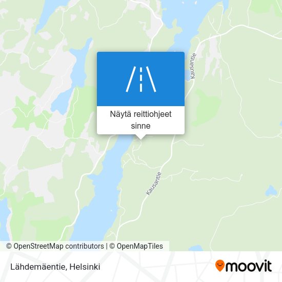 Lähdemäentie kartta