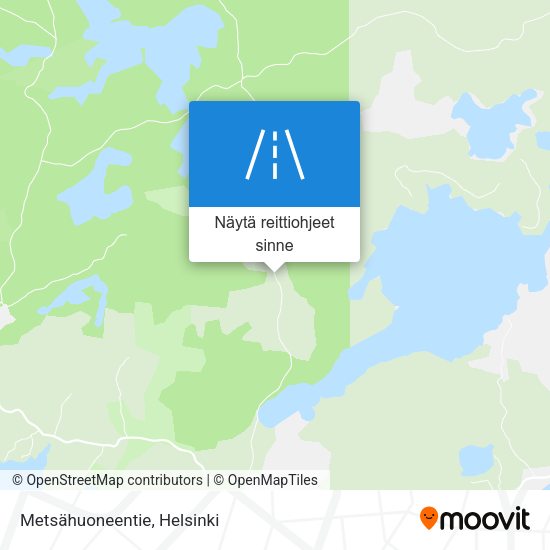 Metsähuoneentie kartta