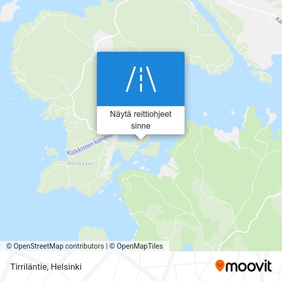 Tirriläntie kartta